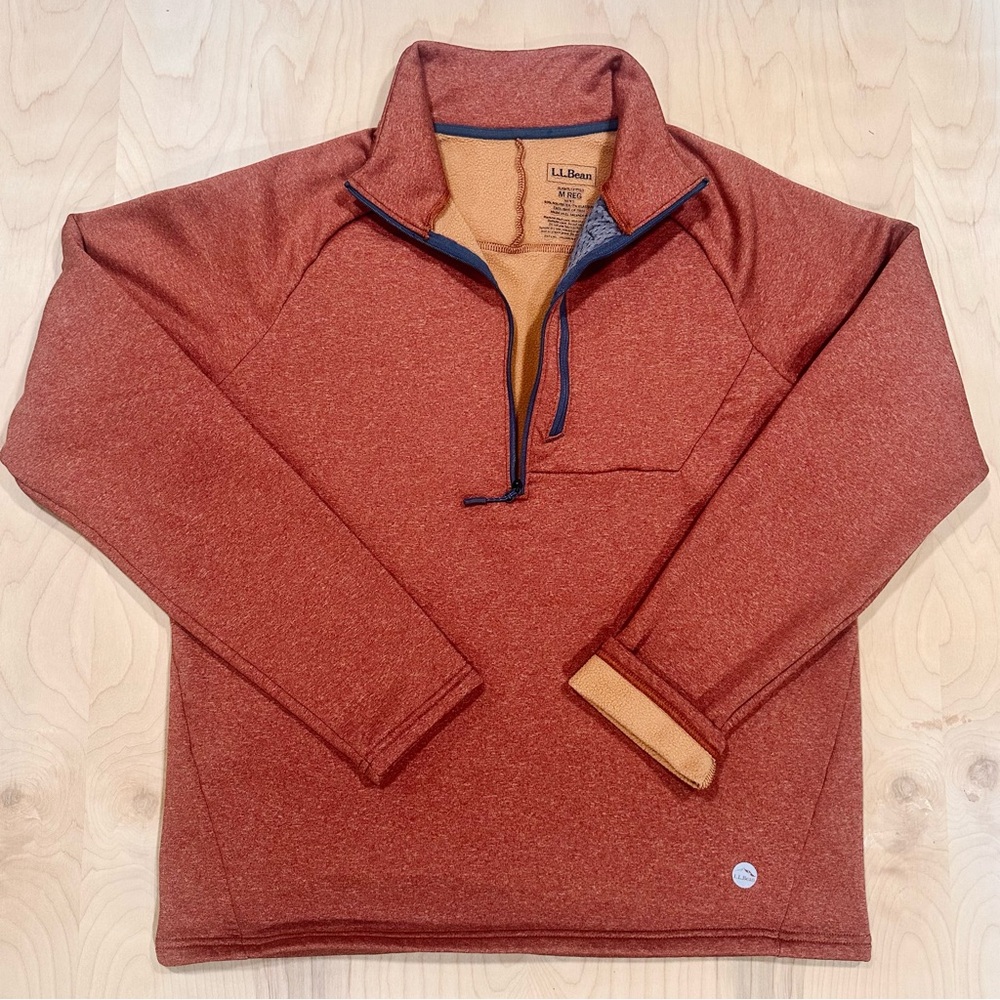 Men’s L.L.Bean Fleece Lined Quarter Zip